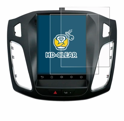 Imagen del dispositivo Isudar Ford/Focus MK3 2012–2019 con una amplia variedad de protectores de pantalla.