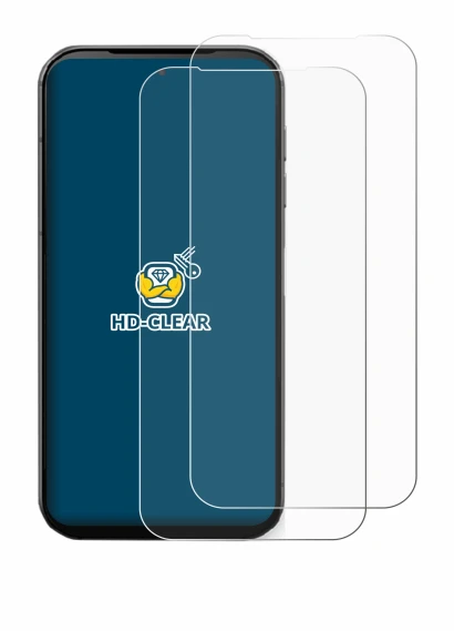 Imagen del dispositivo Fairphone 5 con una amplia variedad de protectores de pantalla.