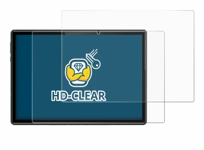 Imagen del dispositivo Doogee U10 con una amplia variedad de protectores de pantalla.