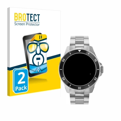 Parte frontal de un envase de producto con el logotipo de la marca BROTECT. Al lado se muestra el dispositivo Withings ScanWat