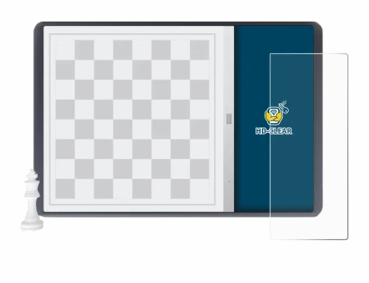 Imagen del dispositivo Chessnut Evo con una amplia variedad de protectores de pantalla.