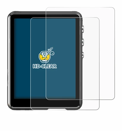 Imagen del dispositivo Mechen M3 con una amplia variedad de protectores de pantalla.