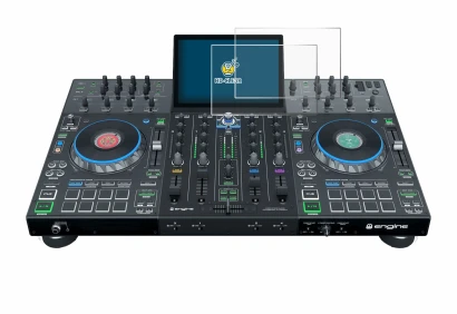 Imagen del dispositivo Denon DJ Prime 4+ con una amplia variedad de protectores de pantalla.