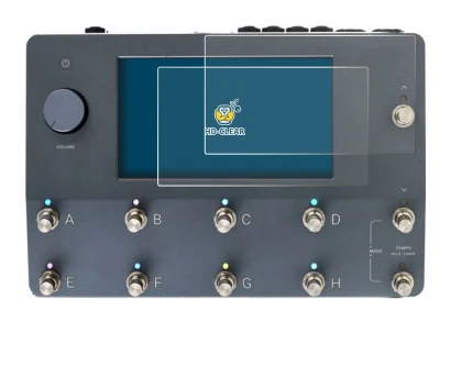 Imagen del dispositivo Neural DSP Quad Cortex con una amplia variedad de protectores de pantalla.