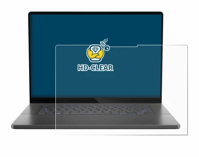 Imagen del dispositivo ASUS ROG Zephyrus G16 2024 con una amplia variedad de protectores de pantalla.