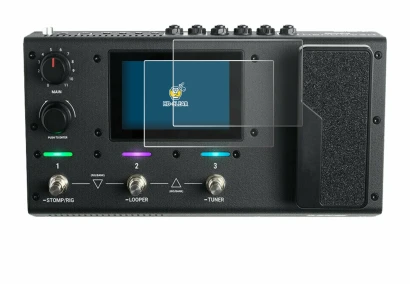 Imagen del dispositivo Headrush MX5 con una amplia variedad de protectores de pantalla.