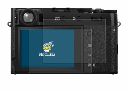 Imagen del dispositivo Fujifilm X100VI con una amplia variedad de protectores de pantalla.