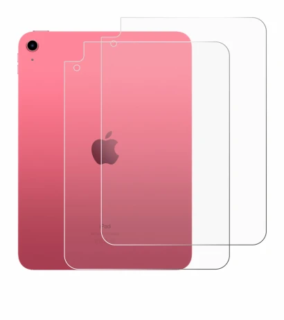 Imagen del dispositivo Apple iPad 10.9" 2022 (Trasero, 10a Gen.) con una amplia variedad de protectores de pantalla.