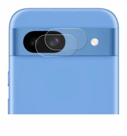 Imagen del dispositivo Google Pixel 8a (SÓLO Cámara) con una amplia variedad de protectores de pantalla.