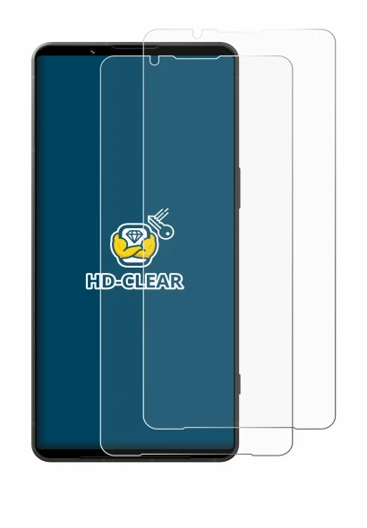 Imagen del dispositivo Sony Xperia 1 VI con una amplia variedad de protectores de pantalla.