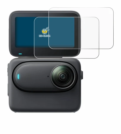 Imagen del dispositivo Insta360 Go 3S con una amplia variedad de protectores de pantalla.