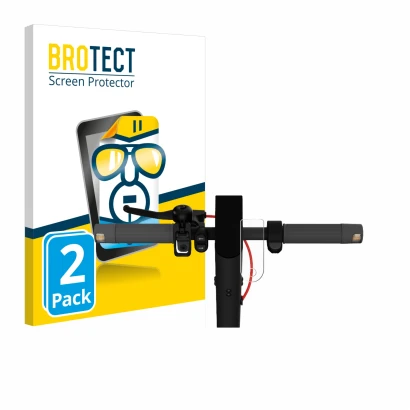 Parte frontal de un envase de producto con el logotipo de la marca BROTECT. Al lado se muestra el dispositivo Xiaomi Mi 4 Lite