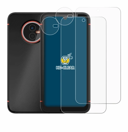 Imagen del dispositivo Gigaset GX4 Pro (Frontal+Cámara) con una amplia variedad de protectores de pantalla.