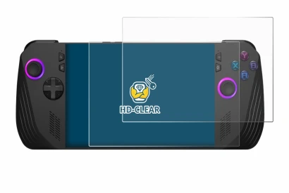 Imagen del dispositivo ASUS ROG Ally X (2024) con una amplia variedad de protectores de pantalla.