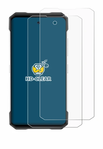 Imagen del dispositivo Doogee S200 con una amplia variedad de protectores de pantalla.