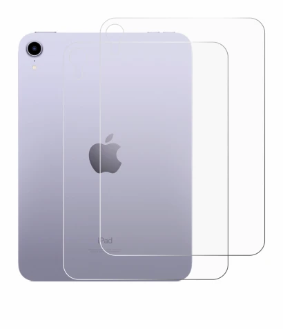 Imagen del dispositivo Apple iPad Mini 7 WiFi 2024 (Trasero) con una amplia variedad de protectores de pantalla.