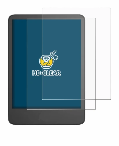 Imagen del dispositivo Amazon Kindle 2024 con una amplia variedad de protectores de pantalla.