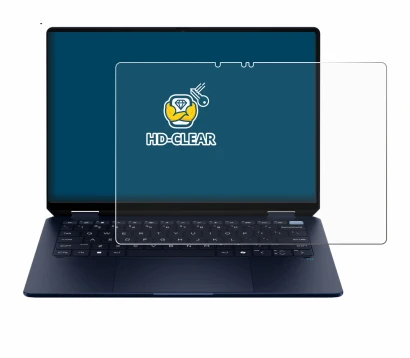 Imagen del dispositivo HP OmniBook Ultra Flip 14-fh con una amplia variedad de protectores de pantalla.