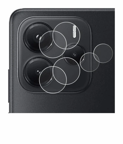 Imagen del dispositivo Xiaomi Redmi Note 14 (SÓLO Cámara) con una amplia variedad de protectores de pantalla.