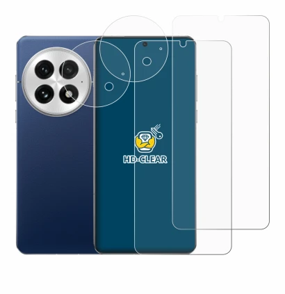 Imagen del dispositivo OnePlus 13 (Frontal+Cámara) con una amplia variedad de protectores de pantalla.