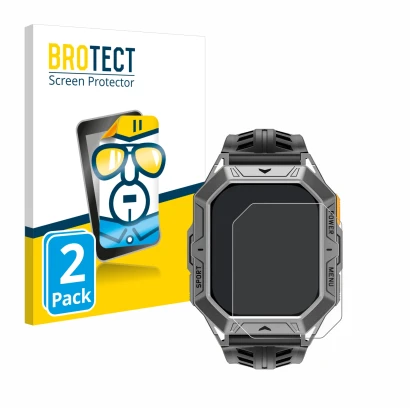 Parte frontal de un envase de producto con el logotipo de la marca BROTECT. Al lado se muestra el dispositivo Stahlgear Thor 2