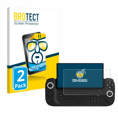 Parte frontal de un envase de producto con el logotipo de la marca BROTECT. Al lado se muestra el dispositivo Antec Core HS co