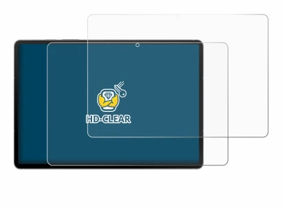 Imagen del dispositivo Samsung Galaxy Tab S10 FE 5G con una amplia variedad de protectores de pantalla.