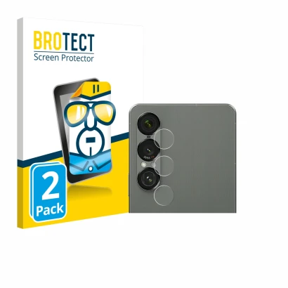 Parte frontal de un envase de producto con el logotipo de la marca BROTECT. Al lado se muestra el dispositivo Sony Xperia 1 VI