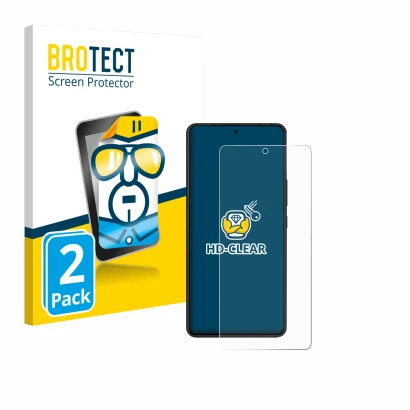 Parte frontal de un envase de producto con el logotipo de la marca BROTECT. Al lado se muestra el dispositivo ASUS ROG Phone 9