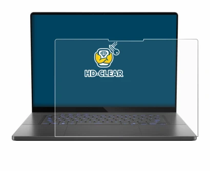 Imagen del dispositivo ASUS ROG Zephyrus G16 2025 con una amplia variedad de protectores de pantalla.