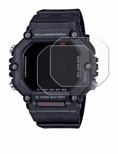 Imagen del dispositivo Casio AE-1600H con una amplia variedad de protectores de pantalla.