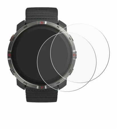 Imagen del dispositivo Polar Grit X2 con una amplia variedad de protectores de pantalla.