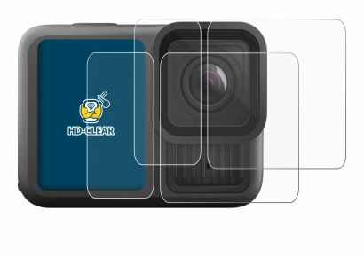 Imagen del dispositivo GoPro Hero 13 Black Ultra Wide Edition con una amplia variedad de protectores de pantalla.