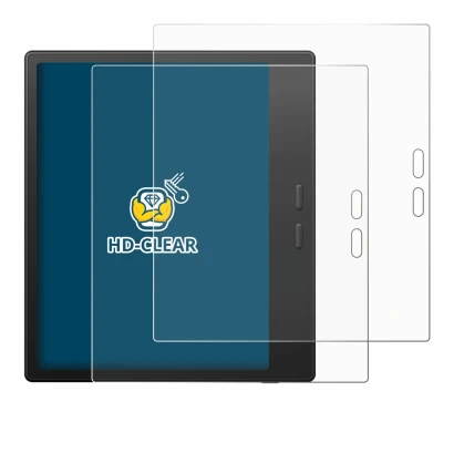 Imagen del dispositivo Boox Go Color 7 Gen II con una amplia variedad de protectores de pantalla.