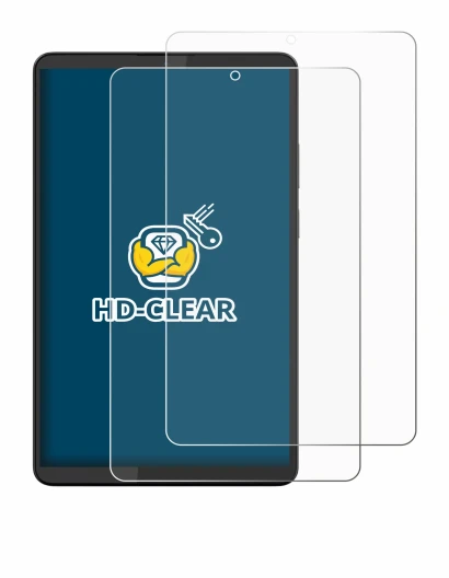 Imagen del dispositivo Lenovo Tab One 8.7" con una amplia variedad de protectores de pantalla.