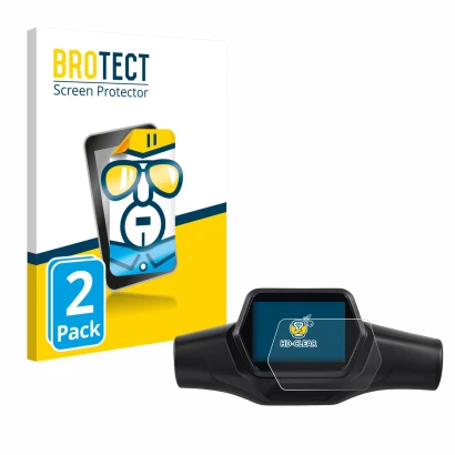 Parte frontal de un envase de producto con el logotipo de la marca BROTECT. Al lado se muestra el dispositivo Segway Ninebot Z