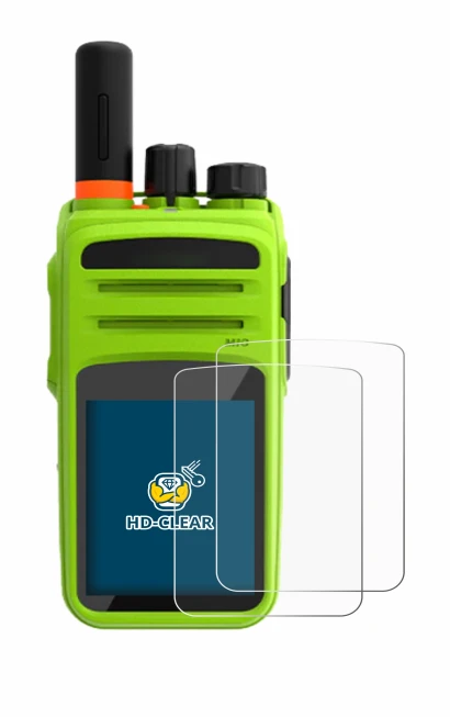 Imagen del dispositivo Talkpod N58 Plus con una amplia variedad de protectores de pantalla.