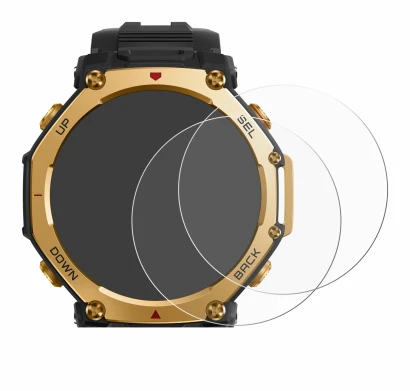 Imagen del dispositivo Huami Amazfit T-Rex 3 Pro (48 mm) con una amplia variedad de protectores de pantalla.