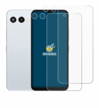 Imagen del dispositivo Telekom T Phone 3 (Frontal+Cámara) con una amplia variedad de protectores de pantalla.