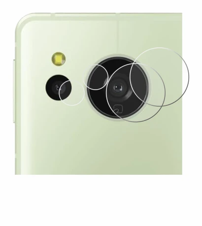 Imagen del dispositivo Sharp Aquos Sense 8 (SÓLO Cámara) con una amplia variedad de protectores de pantalla.
