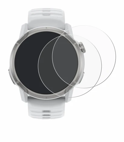 Imagen del dispositivo Coros Apex 4 (46 mm) con una amplia variedad de protectores de pantalla.