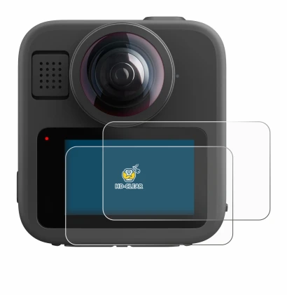 Imagen del dispositivo GoPro Max 2 con una amplia variedad de protectores de pantalla.