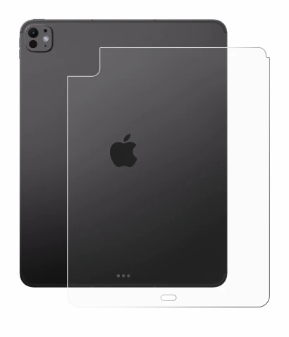 Imagen del dispositivo Apple iPad Pro 13" 2025 (Trasero) con una amplia variedad de protectores de pantalla.