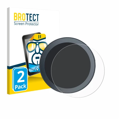 Parte frontal de un envase de producto con el logotipo de la marca BROTECT. Al lado se muestra el dispositivo QJ Motor SRV 600