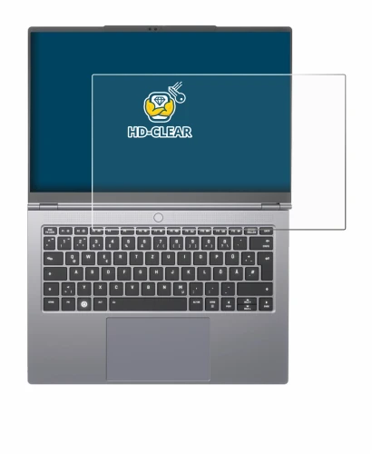 Imagen del dispositivo Tuxedo InfinityBook Pro 14 Gen 10 con una amplia variedad de protectores de pantalla.