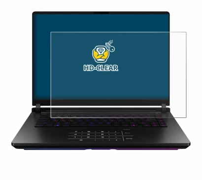 Imagen del dispositivo ASUS ROG Strix SCAR 18 2025 con una amplia variedad de protectores de pantalla.