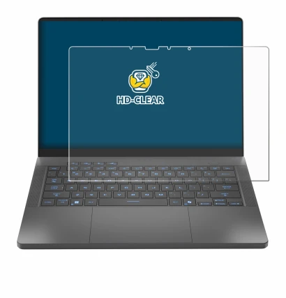 Imagen del dispositivo ASUS ROG Zephyrus G14 2025 GA403 con una amplia variedad de protectores de pantalla.