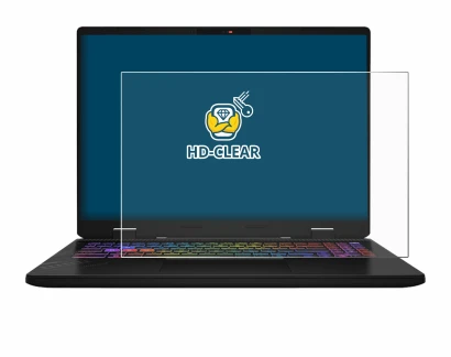Imagen del dispositivo MSI Vector 16 HX AI con una amplia variedad de protectores de pantalla.