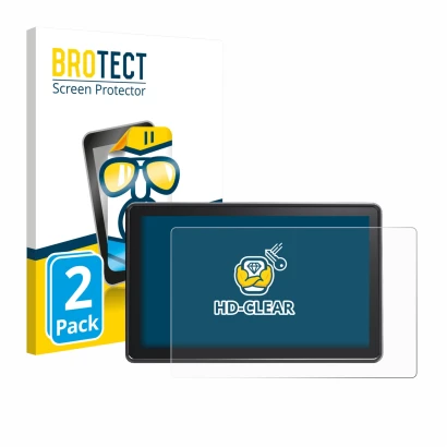 Parte frontal de un envase de producto con el logotipo de la marca BROTECT. Al lado se muestra el dispositivo Osee G7 Pro con