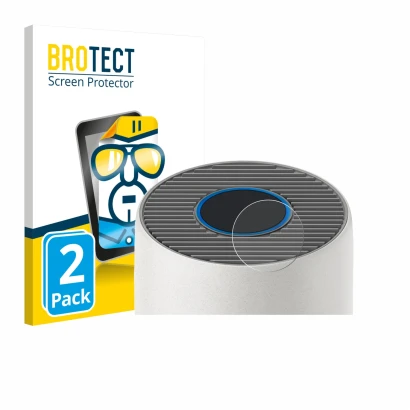 Parte frontal de un envase de producto con el logotipo de la marca BROTECT. Al lado se muestra el dispositivo Philips 2000i Se